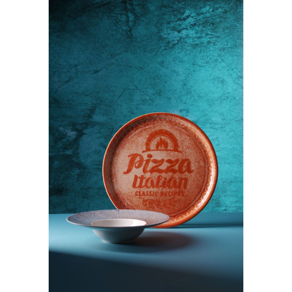 Pizzatányér Recipe Collection, téglavörös, HENDI, Piros, ⌀330mm 778944