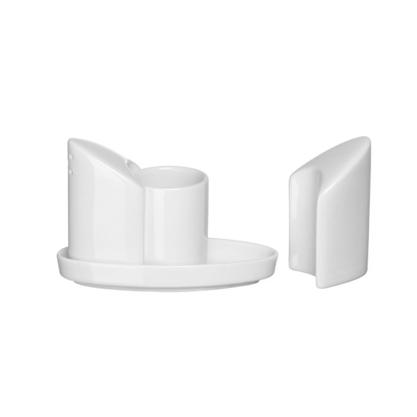 Só- és borsszóró készlet fogpiszkáló tartóval, HENDI, 125x54x(H)90mm 786420