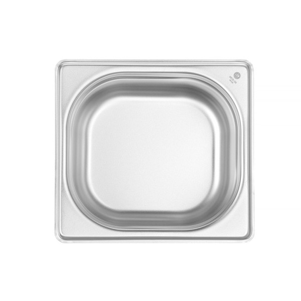 GN edény 1/6, HENDI, Budget Termékcsalád, GN 1/6, 1,6L, 176x162x(H)100mm 800638