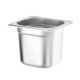 GN edény 1/6, HENDI, Budget Termékcsalád, GN 1/6, 2,4L, 176x162x(H)150mm 800645