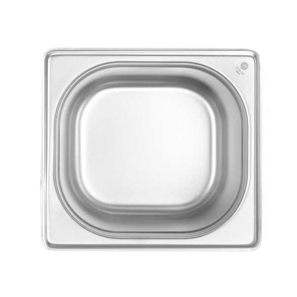 GN edény 1/6, HENDI, Budget Termékcsalád, GN 1/6, 2,4L, 176x162x(H)150mm 800645