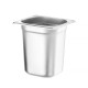 GN edény 1/6, HENDI, Budget Termékcsalád, GN 1/6, 3,4L, 176x162x(H)200mm 800652