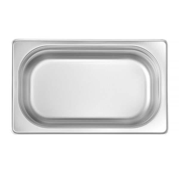 GN edény 1/4, HENDI, Profi Termékcsalád, GN 1/4, 2,8L, (H)100mm 801628