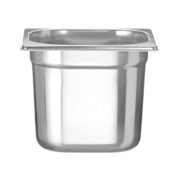GN edény 1/6, HENDI, Profi Termékcsalád, GN 1/6, 2,4L, (H)150mm 801710