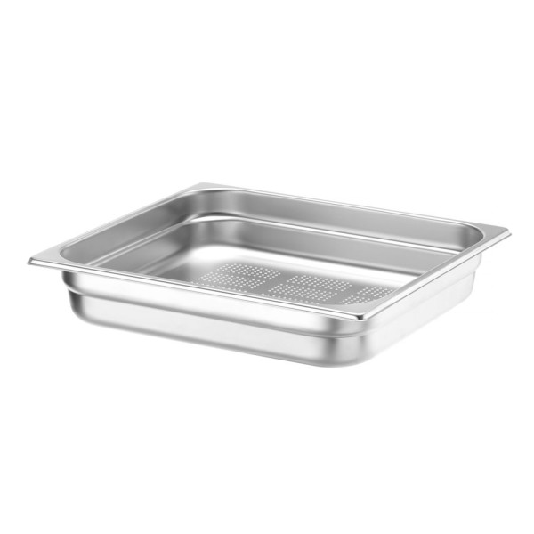 GN 2/3 perforált tartály, HENDI, Profi Termékcsalád, GN 2/3, 5,5L, (H)65mm 802335