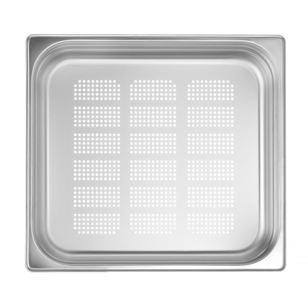 GN 2/3 perforált tartály, HENDI, Profi Termékcsalád, GN 2/3, 3L, (H)40mm 802342