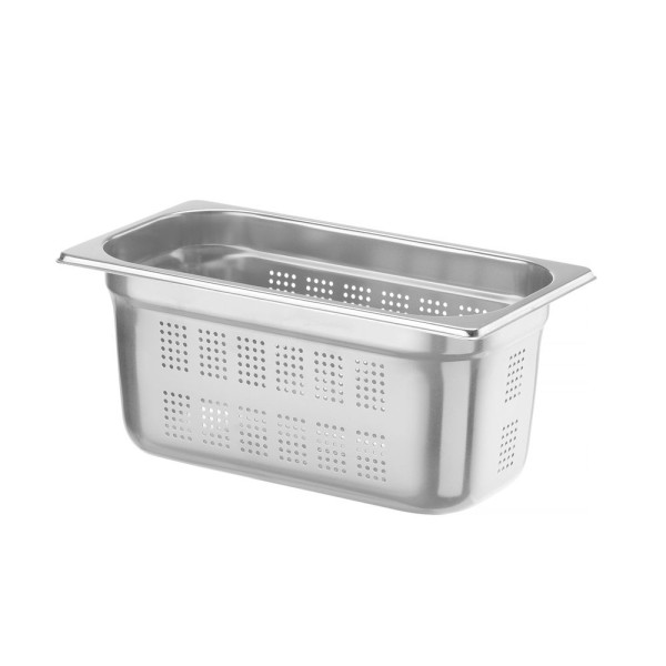 GN 1/3 perforált tartály, HENDI, Profi Termékcsalád, GN 1/3, 5,7L, (H)150mm 802519