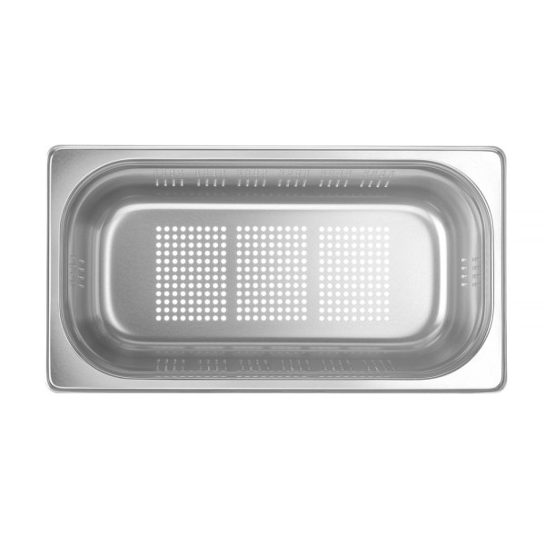 GN 1/3 perforált tartály, HENDI, Profi Termékcsalád, GN 1/3, 5,7L, (H)150mm 802519