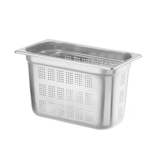 GN 1/3 perforált tartály, HENDI, Profi Termékcsalád, GN 1/3, 2,5L, (H)65mm 802533