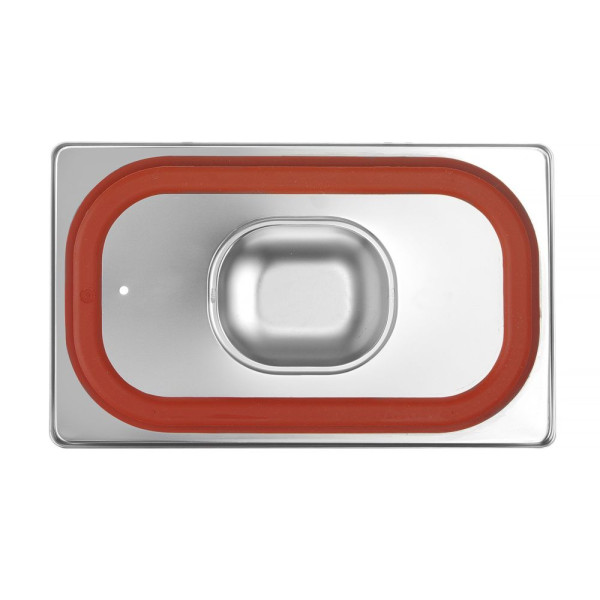 GN tető szilikon tömítéssel, HENDI, Profi Termékcsalád, GN 1/4, 265x162mm 802649