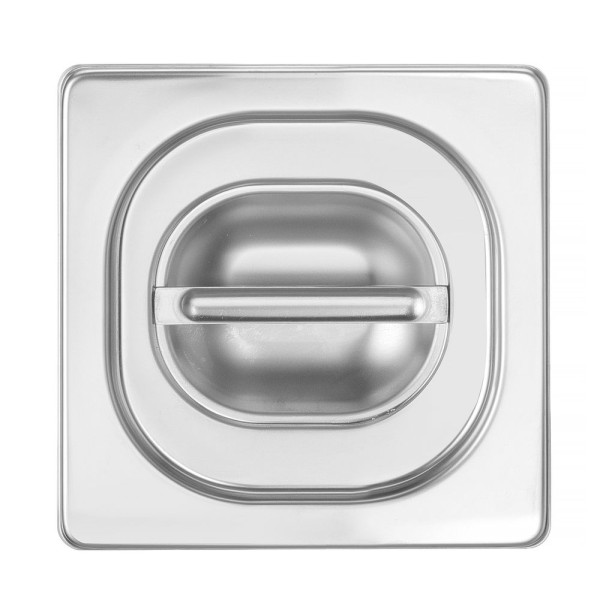 GN tető szilikon tömítéssel, HENDI, Profi Termékcsalád, GN 1/6, 176x162mm 802656