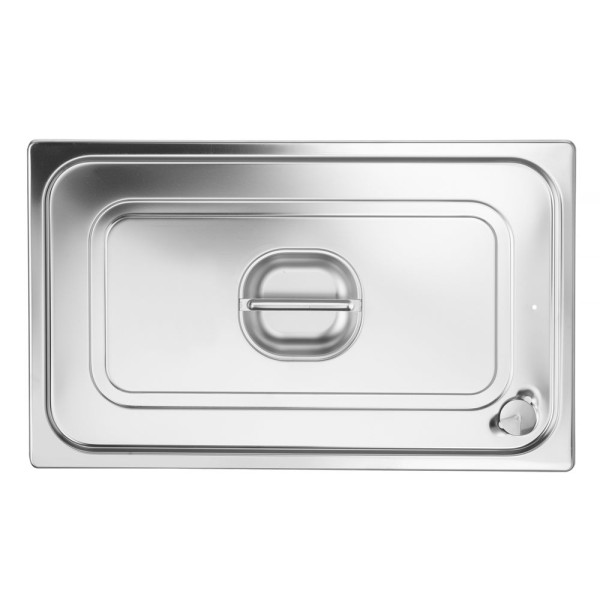 GN tető szilikon tömítéssel, HENDI, Profi Termékcsalád, GN 1/6, 176x162mm 802656