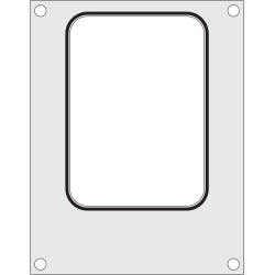 Tálcatömítő mátrix, HENDI, tartály 187 x 137 mm 805664