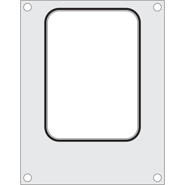 Tálcatömítő mátrix, HENDI, tartály 187 x 137 mm 805664