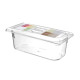 Fagylalt edény Polikarbonát, HENDI, 5L, Átlátszó, 360x165x(H)120mm 807026