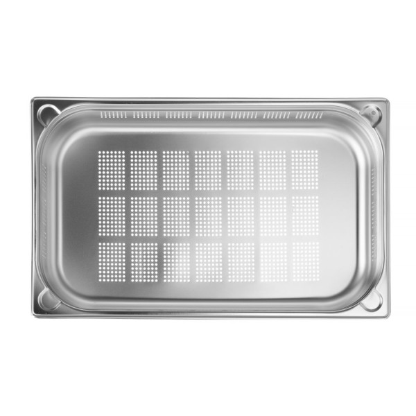 GN 1/1 perforált tartály, HENDI, Kitchen Termékcsalád, GN 1/1, 5L, (H)40mm 807118