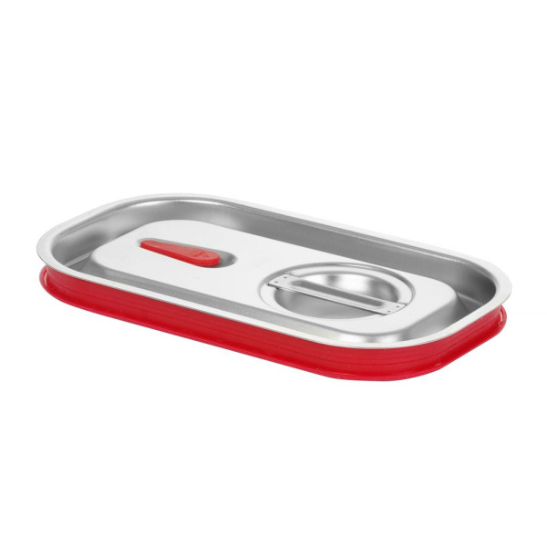 GN tető szilikon tömítéssel, HENDI, Kitchen Termékcsalád, GN 1/6, 156x142mm 807651