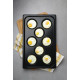 Tálca tapadásmentes bevonattal, CONVECTOMAT EGGPLATE, HENDI, GN 1/1, Fekete, 530x325x(H)26mm 808856