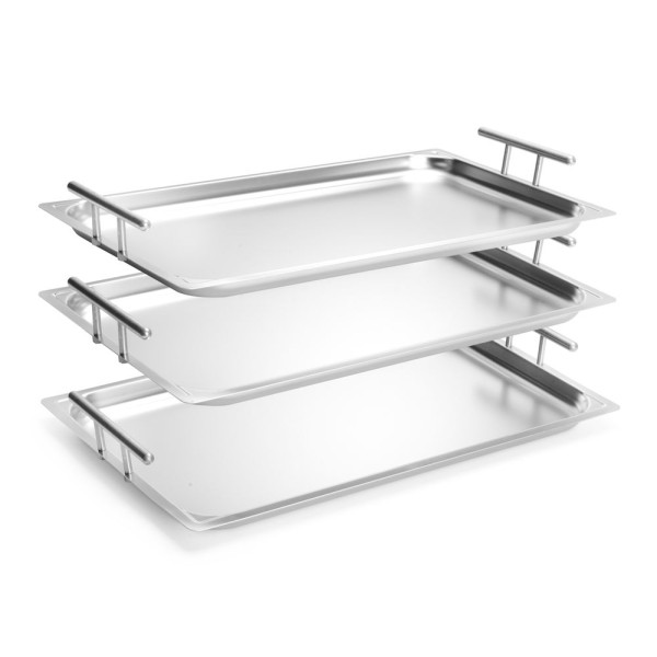 Téglalap alakú felszolgálótálca, HENDI, 530x325x(H)70mm 809181