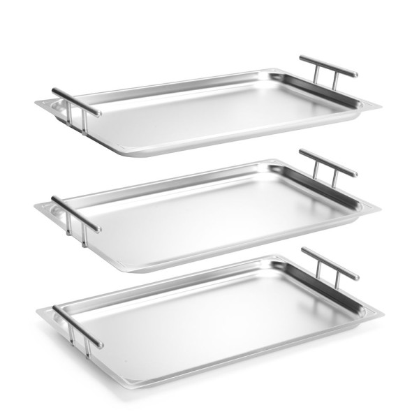 Téglalap alakú felszolgálótálca, HENDI, 530x325x(H)70mm 809181