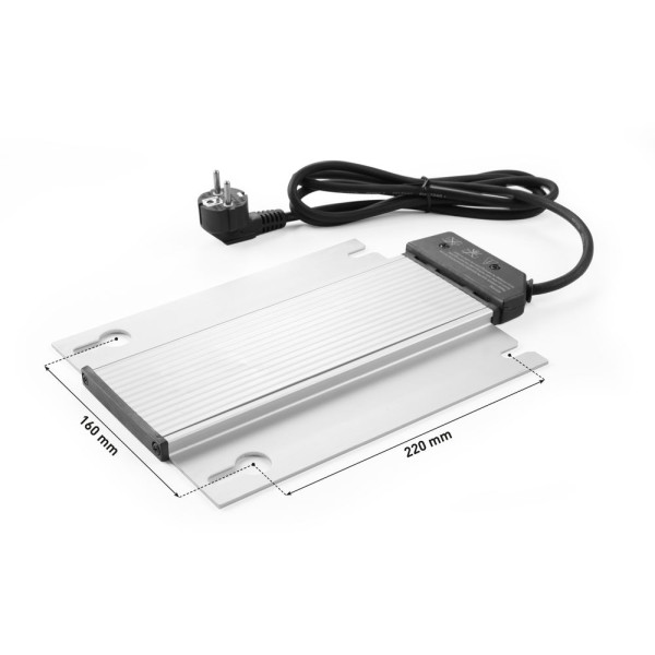 Chafing edényfűtés, HENDI, 230V/380W, 300x200x(H)40mm 809709