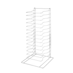 Pizzarács/serpenyőtartó állvány 14 részes, HENDI, 300x305x(H)680mm 810361