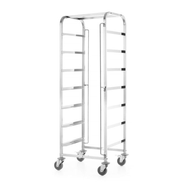 Mobil kocsi mosogatógép kosarakhoz - 7 x 500x500 mm, HENDI, 615x560x(H)1710mm 810583