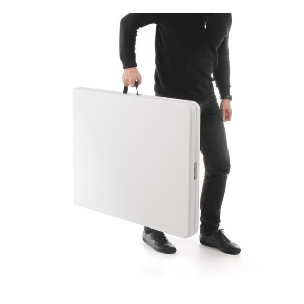 Büfé asztal összehajtható, AmerBox, max. terhelés 150 kg., 1520x700x(H)740mm 810927