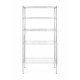 Tárolóállvány 5 polccal, HENDI, Króm, 910x455x(H)1830mm 812204
