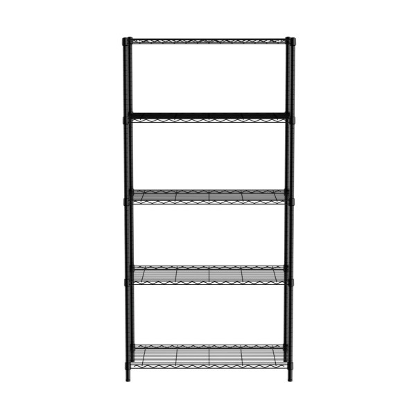 Tárolóállvány 5 polccal, HENDI, Króm, 910x455x(H)1830mm 812204