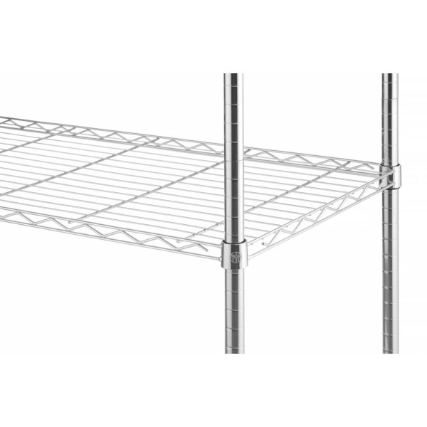 Tárolóállvány 5 polccal, HENDI, Króm, 910x455x(H)1830mm 812204