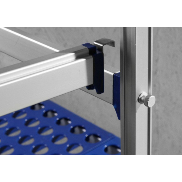 Hosszabbító horog alumínium tárolóállványhoz, HENDI, 15x42x(H)42mm 812280