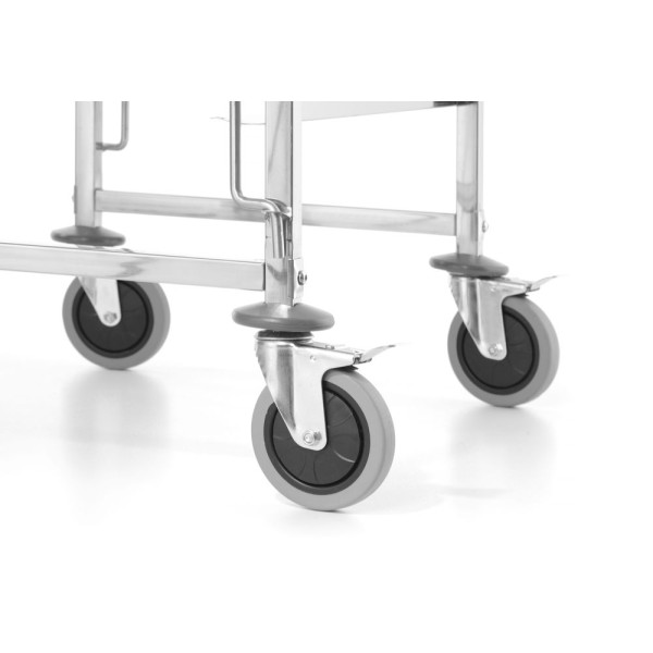 Használt edénygyűjtő kocsi, , HENDI, Kitchen Line, Ezüst, 470x620x(H)1735mm 813287