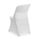 Összecsukható szék huzat , HENDI, 810965 & 910989, Fehér, 540x440x(H)840mm 816363