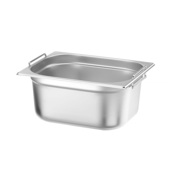 Budget Line GN edény 1/2 fogantyúkkal, HENDI, Budget Termékcsalád, GN 1/2, 9,5L, 325x265x(H)150mm 817346