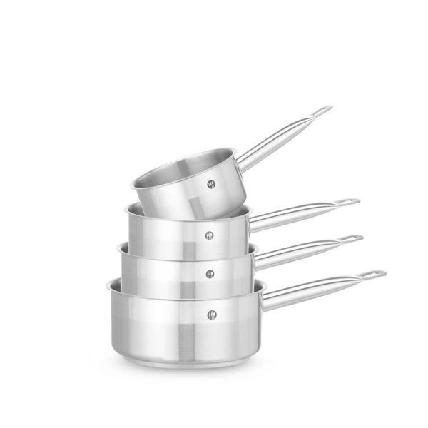 Nyeles lábas - fedő nélkül, HENDI, Profi Line, 2,8L, ⌀200x(H)90mm 830253