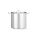 Főzőedény magas - fedéllel, HENDI, Profi Line, 36,5L, ⌀360x(H)360mm 832707