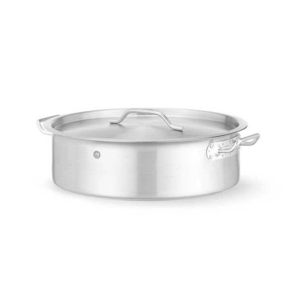 Edény fedővel, HENDI, 10,8L, ⌀360x(H)139mm 836521