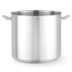 Főzőedény magas falú - fedél nélkül, HENDI, Kitchen Line, 45L, ⌀400x(H)360mm 837122