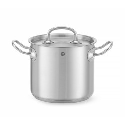 Magas fazék- fedővel, HENDI, Kitchen Line, 45L, ⌀400x(H)360mm 837146