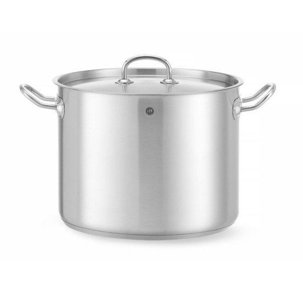Magas fazék- fedővel, HENDI, Kitchen Line, 13,5L, ⌀280x(H)220mm 837405