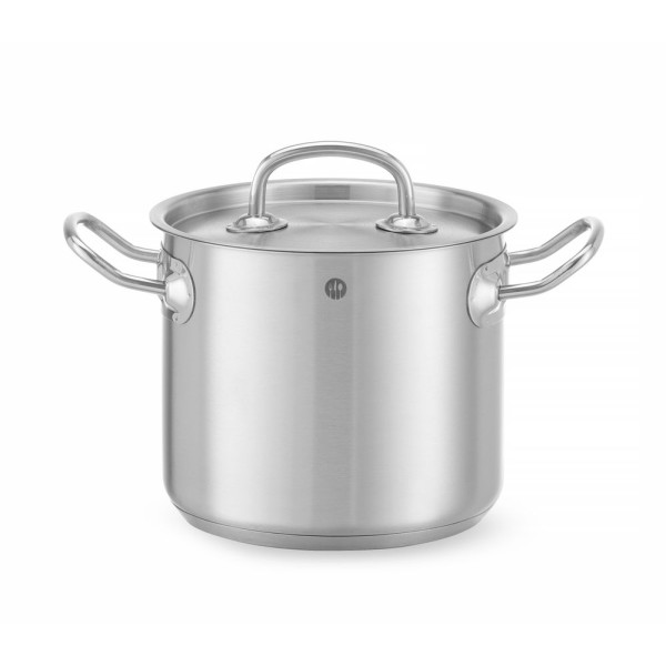 Magas fazék- fedővel, HENDI, Kitchen Line, 13,5L, ⌀280x(H)220mm 837405