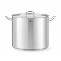 Magas fazék- fedővel, HENDI, Kitchen Line, 21L, ⌀320x(H)270mm 837603