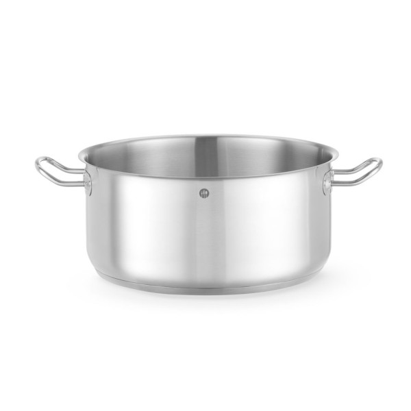 Alacsonyan falú edény - fedél nélkül, HENDI, Kitchen Line, 11,9L, ⌀320x(H)150mm 837689