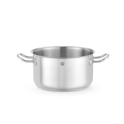 Főzőedény közepes méretű - fedél nélkül, HENDI, Kitchen Line, 3,5L, ⌀200x(H)115mm 837719