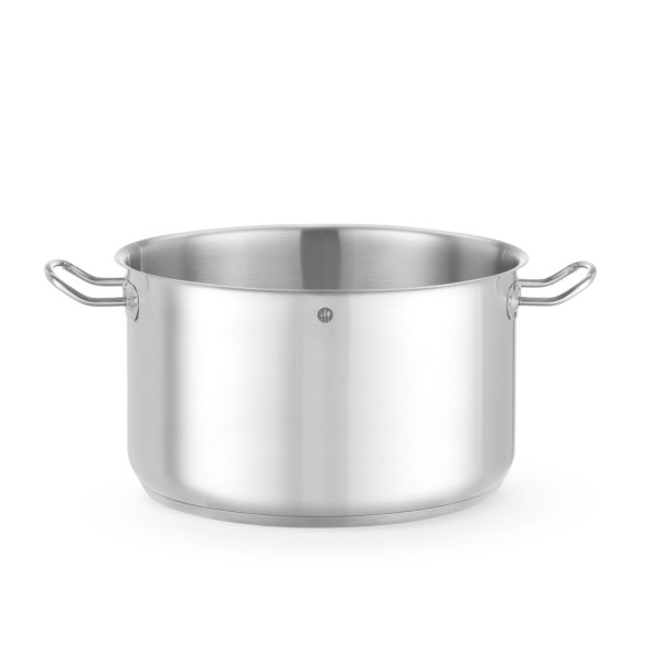 Főzőedény közepes méretű - fedél nélkül, HENDI, Kitchen Line, 15L, ⌀320x(H)190mm 837740