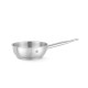 Sauteuse nyeles lábas - fedő nélkül, HENDI, Kitchen Termékcsalád, 1L, ⌀160x(H)63mm 839300