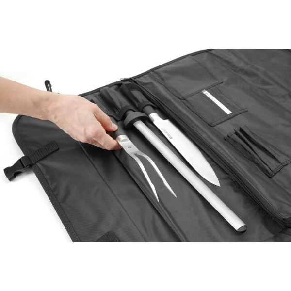 Késtartó táska, HENDI, Fekete, 510x50x(H)170mm 856277