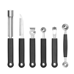 Dekoráló szett - 6 részes, HENDI, Fekete, 280x100x(H)50mm 856291