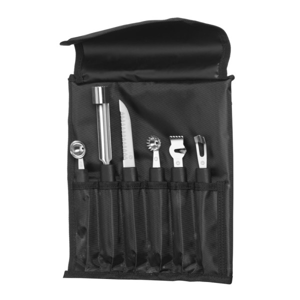 Dekoráló szett - 6 részes, HENDI, Fekete, 280x100x(H)50mm 856291